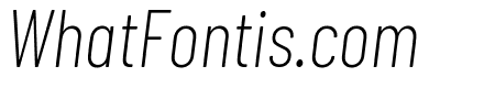 Barlow Condensed ExtraLight Italic