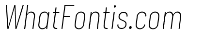 Barlow Condensed Thin Italic