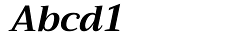 Trirong Bold Italic