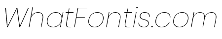 Poppins Thin Italic