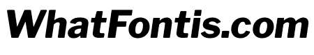 Libre Franklin ExtraBold Italic