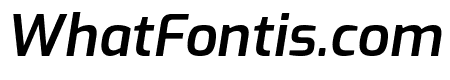 Exo SemiBold Italic