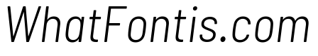 Barlow Semi Condensed Light Italic