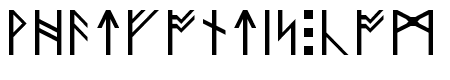 Anglo Saxon Runes Regular
