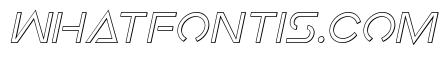 Earth Orbiter Outline Italic