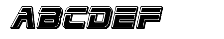 Edge Racer Bevel Italic