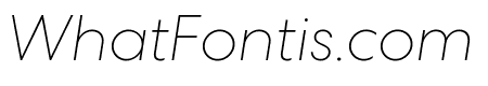 Centra No2 Thin Italic