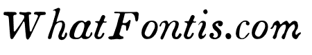 Boston 1851 Italic