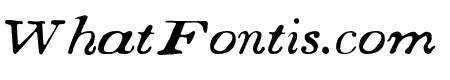 Boston 1851 Italic Extra Expanded