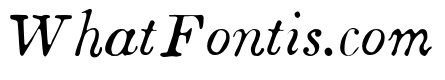 Boston 1851 Italic Light