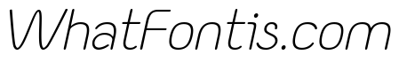 Yaahowu Light Italic Italic
