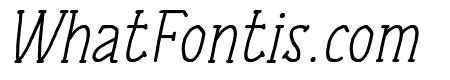 Tulisan Tangan 74 Italic