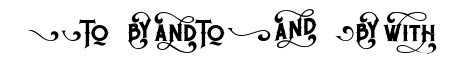 Caringin Swashes & Catchword