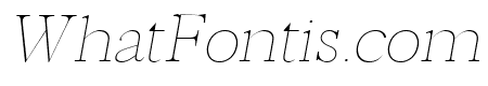 Hagito Thin Italic