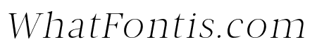 Elizea Light-italic