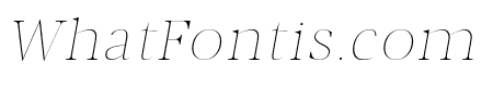 Elizea Thin-italic