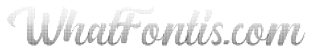 Bright Script Halftone Dots