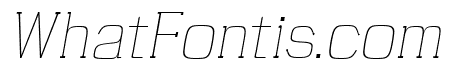 Brycen Thin Italic