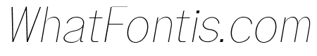 Treyton Thin Italic