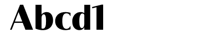 Astoria Classic Sans Bold