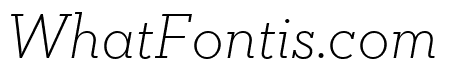 Neutraface Slab Text Light Regular Italic