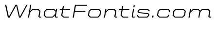 United Italic Extended Thin Regular Italic