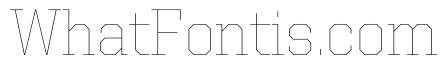 United Serif Regular Thin Light