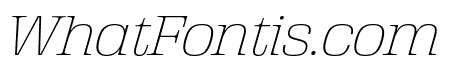 Velo Serif Display Thin Light Italic