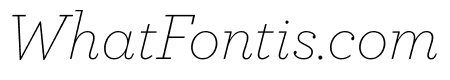 Archer Extra Light Italic