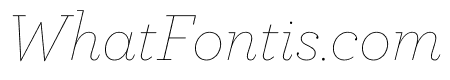 Archer Thin Italic