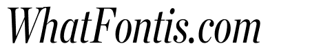 Chronicle Display Compressed Italic