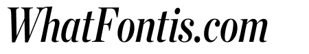 Chronicle Display Compressed Semibold Italic