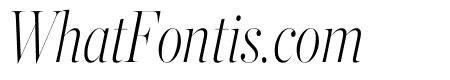 Chronicle Hairline Compressed Italic