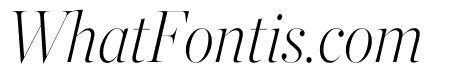 Chronicle Hairline Condensed Italic