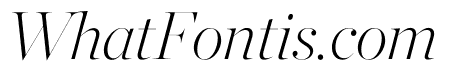 Chronicle Hairline Italic