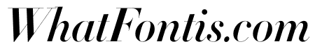 Didot Bold Italic(64pt Master)