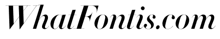Didot Bold Italic(96pt Master)