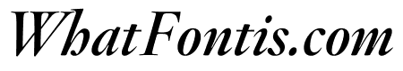 Hoefler Titling Bold Italic
