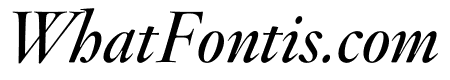Hoefler Titling Semibold Italic