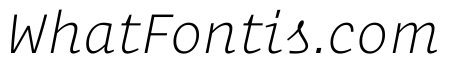 Operator Extra Light Italic