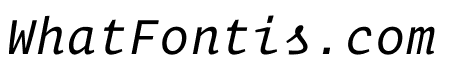 Operator Mono Office Italic
