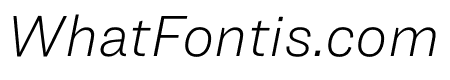 Ringside Regular Thin Italic