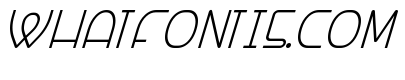 Banquetier-Italic