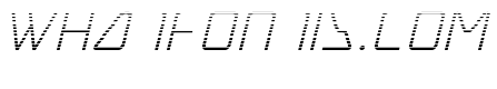 Tracer Gradient Italic