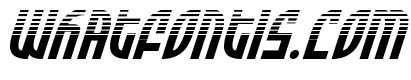 Zone Rider Halftone Italic