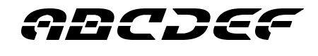 Starfighter Bold Expanded Italic
