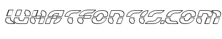 Starfighter Outline Italic