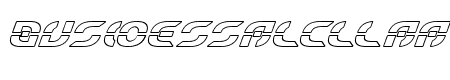 Starfighter Outline Italic