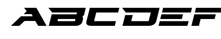 Cyberdyne Expanded Italic