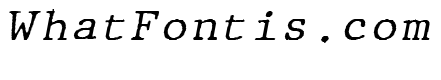 JMHTypewritermono-Italic